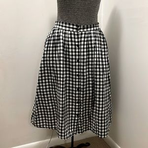 Gingham skirt